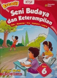 Kreatif seni budaya dan keterampilan kelas 6 untuk sd / mi