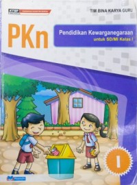 PKn pendidikan kewarganegaraan I untuk SD/MI kelas I