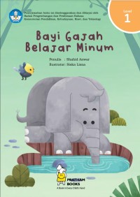 Bayi gajah belajar minum (Level 1)