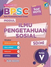 BPSC modul ilmu pengetahuan sosial kelas V SD / MI