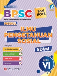 BPSC modul ilmu pengetahuan sosial kelas VI SD / MI