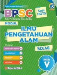 BPSC modul ilmu pengetahuan alam SD/MI kelas V