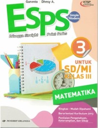 ESPS matematika 3 untuk SD/MI kelas III