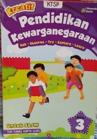 Kreatif : pendidikan kewarganegaraan untuk SD/MI kelas 3