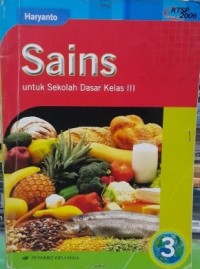 Sains 3 untuk sekolah dasar kelas III